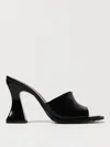 Bottega Veneta Cha-cha Patent Leather Mules In Black