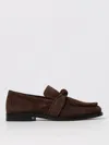 Bottega Veneta Mocassino Con Nappina In Suede Co 796696v3qe1 2113 In Brown