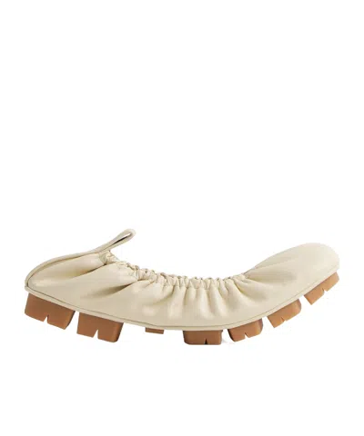 Bottega Veneta Shore Ballet Shoes In Nude