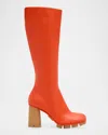 Bottega Veneta Shore Boot In New Orange