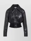 Bottega Veneta Women Black Lightweight Smooth Nappa Leather Jacket