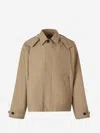 Bottega Veneta Beige Bi-color Tech Jacket In Brown