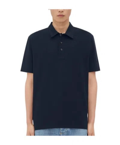 BOTTEGA VENETA BOTTEGA VENETA LOGO EMBROIDERED PIQUET POLO SHIRT