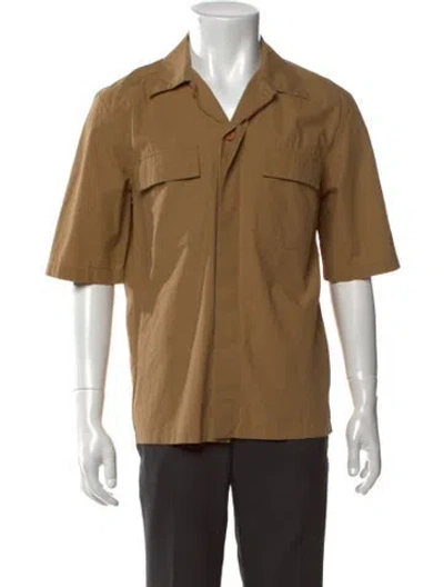 Pre-owned Bottega Veneta Short Sleeve Shirt In Brown