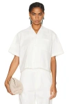 Bottega Veneta Short Sleeve Shirt In Chalk