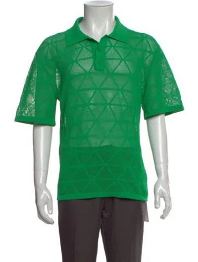 Pre-owned Bottega Veneta Short Sleeve Shirt In Green