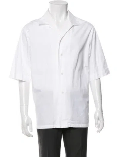 Pre-owned Bottega Veneta Short Sleeve Shirt In White