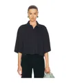 Bottega Veneta Short-sleeved Polo Shirt In Black
