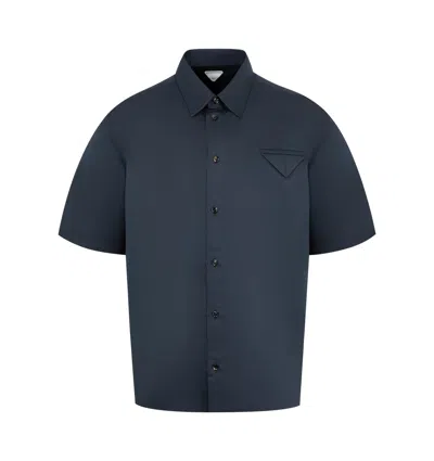 Bottega Veneta Short-sleeved Shirt In Black