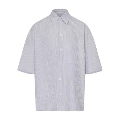 Bottega Veneta Short-sleeved Shirt In Grey