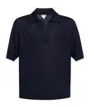 Bottega Veneta Short-sleeved Sweater In Black