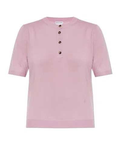 BOTTEGA VENETA BOTTEGA VENETA SHORT-SLEEVED KNITTED JUMPER