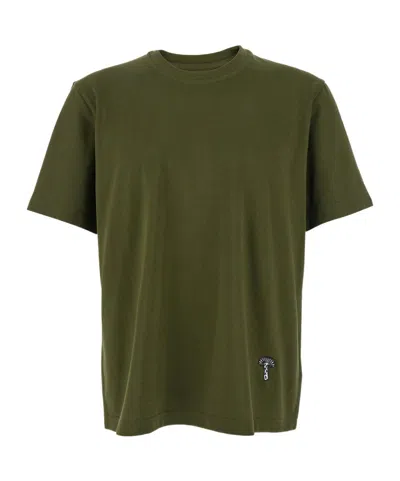 BOTTEGA VENETA BOTTEGA VENETA MUSHROOM EMBROIDERED CREWNECK T-SHIRT