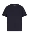 Bottega Veneta Navy Cotton Classic T-shirt In Black