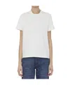 Bottega Veneta Short-sleeved T-shirt With Round Neck In White