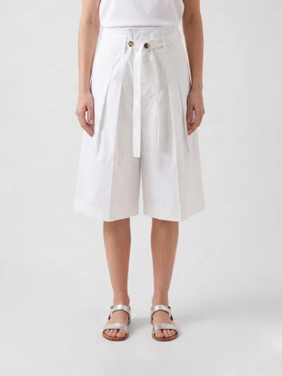 Bottega Veneta Pants Woman In White