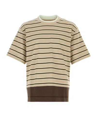 Bottega Veneta Short-sleeved T-shirt In Neutral