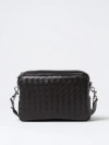 Bottega Veneta Intrecciato Leather Camera Bag In Brown