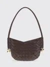 Bottega Veneta Women Mini Solstice Shoulder Bag In Brown
