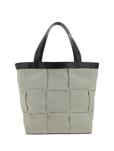 Bottega Veneta Shoulder Bag In Gray