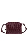 Bottega Veneta Shoulder Bag Loop Mini In Burgundy