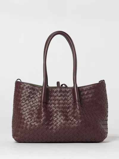 Bottega Veneta Shoulder Bag Woman Wine In Brown