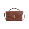 Bottega Veneta Lock Knot Leather Shoulder Bag