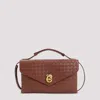 Bottega Veneta Lock Knot Leather Shoulder Bag