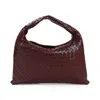 Bottega Veneta Shoulder Bag With Intrecciato Craftsmanship In Calf Leather. In Red