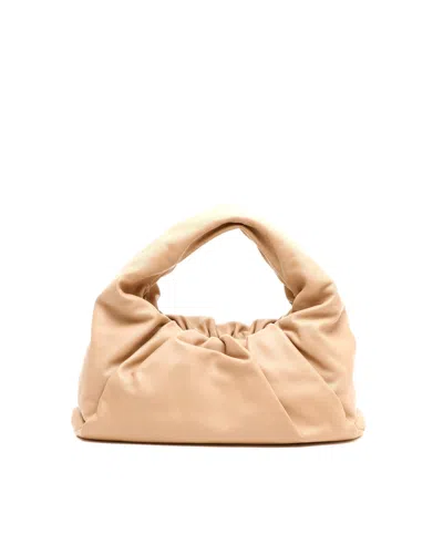 Pre-owned Bottega Veneta Shoulder Pouch Bag In Beige