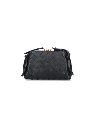 Bottega Veneta Shoulder Pouch In Black  