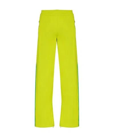 Bottega Veneta Side-stripe Straight-leg Track Pants In Yellow