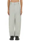 Bottega Veneta Light Wool Silk Mouline Blazer Pants In Grey