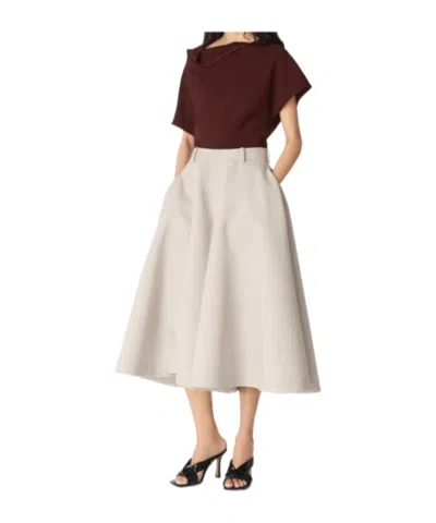 Bottega Veneta Hose Aus Seide Und Baumwolltwill