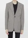 Bottega Veneta Viscose And Silk Blend Blazer In Brown