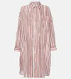 Bottega Veneta Shirt Dress In Red