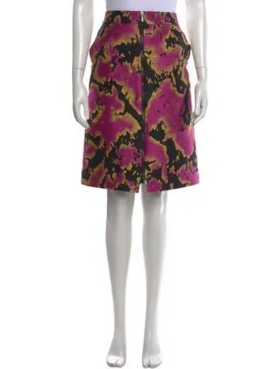 Pre-owned Bottega Veneta Silk Mini Skirt In Pink