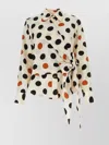 Bottega Veneta Multicolor Printed Silk Shirt In Multi