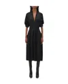 Bottega Veneta Silk Twill Dress In Black