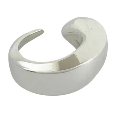 Pre-owned Bottega Veneta Silver 925 Band Ring ()