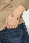 Bottega Veneta Silver Bracelet In Gold