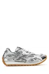 Bottega Veneta Multicolor Orbit Sneakers In Silver