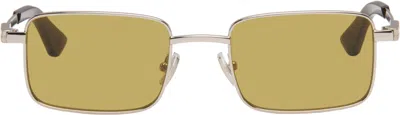 Bottega Veneta Silver Ribbon Sunglasses