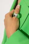 Bottega Veneta Silver Ring In Silver
