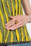 Bottega Veneta Silver Ring In Gold