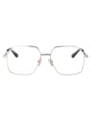 Bottega Veneta Silver-silver-transparent Metal Glasses In Metallic