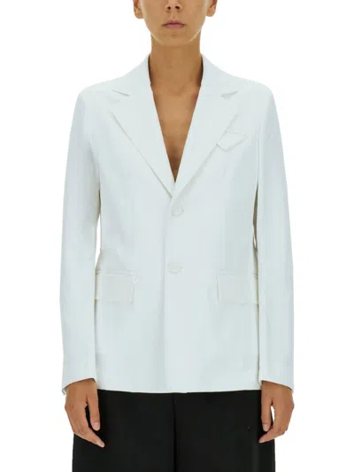 Bottega Veneta Single-breasted Blazer In White