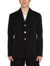 Bottega Veneta Singlebreasted Jacket In Black