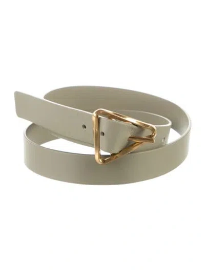 Pre-owned Bottega Veneta Skinny Leather Belt In Green