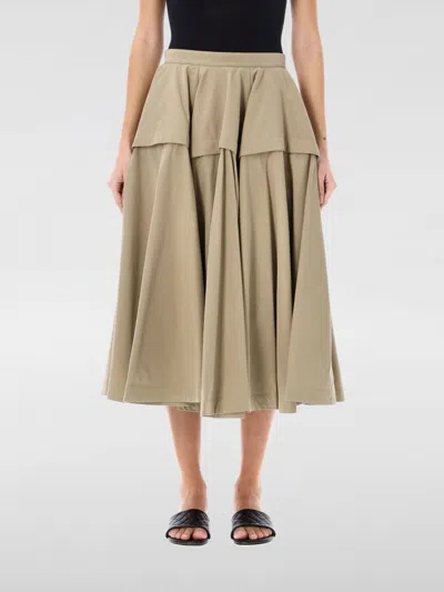 Bottega Veneta A-line Skirt In Sand